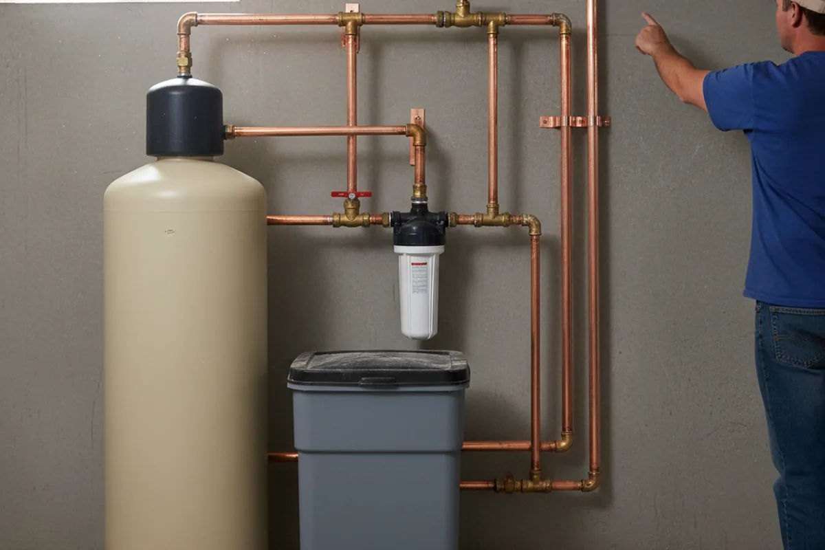 Whole-house water treatment system installed in Alplaus